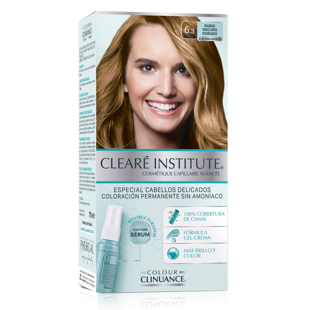 CLEARÉ INSTITUTE COLOUR CLINUANCE delicate hair #6.3-dark golden blonde 1 u