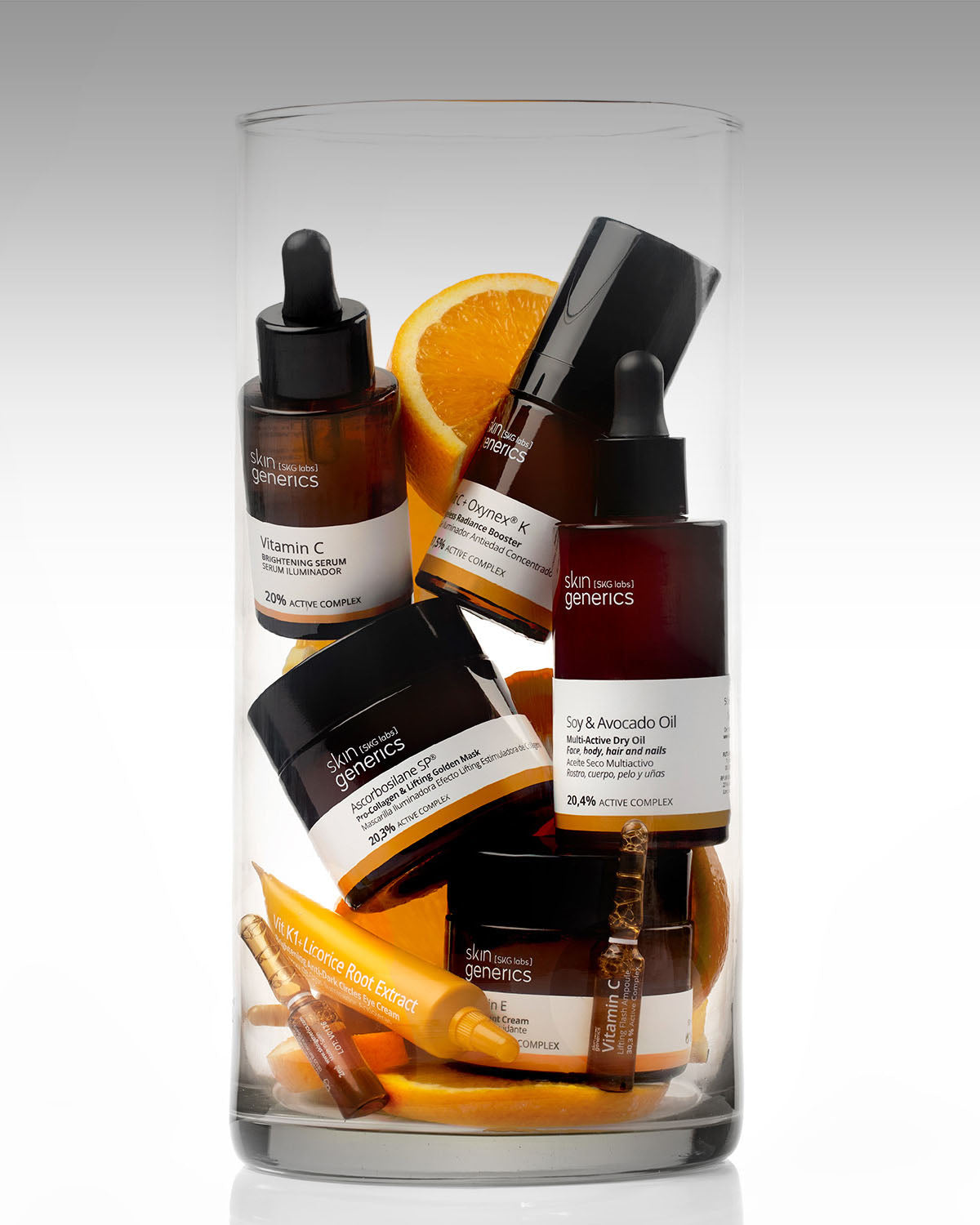 SKIN GENERICS VIT C + OXYNEX K gel illuminante concentrato anti-età 20 ml