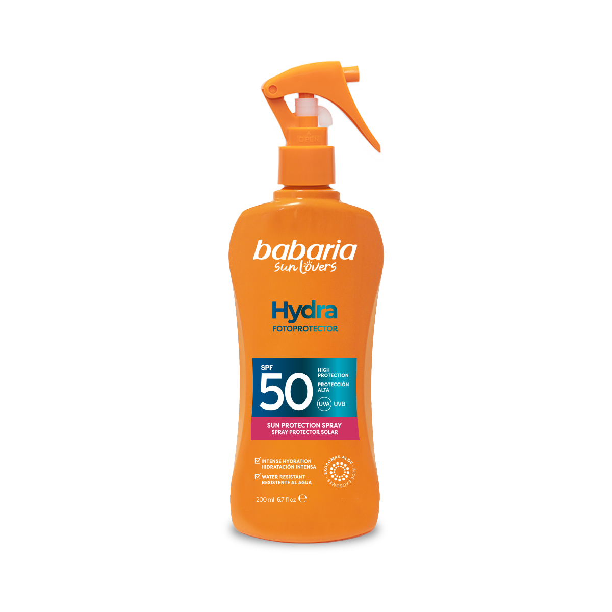 BABARIA SUN LOVERS BRONZE spray aceite protecor solar SPF50 200 ml