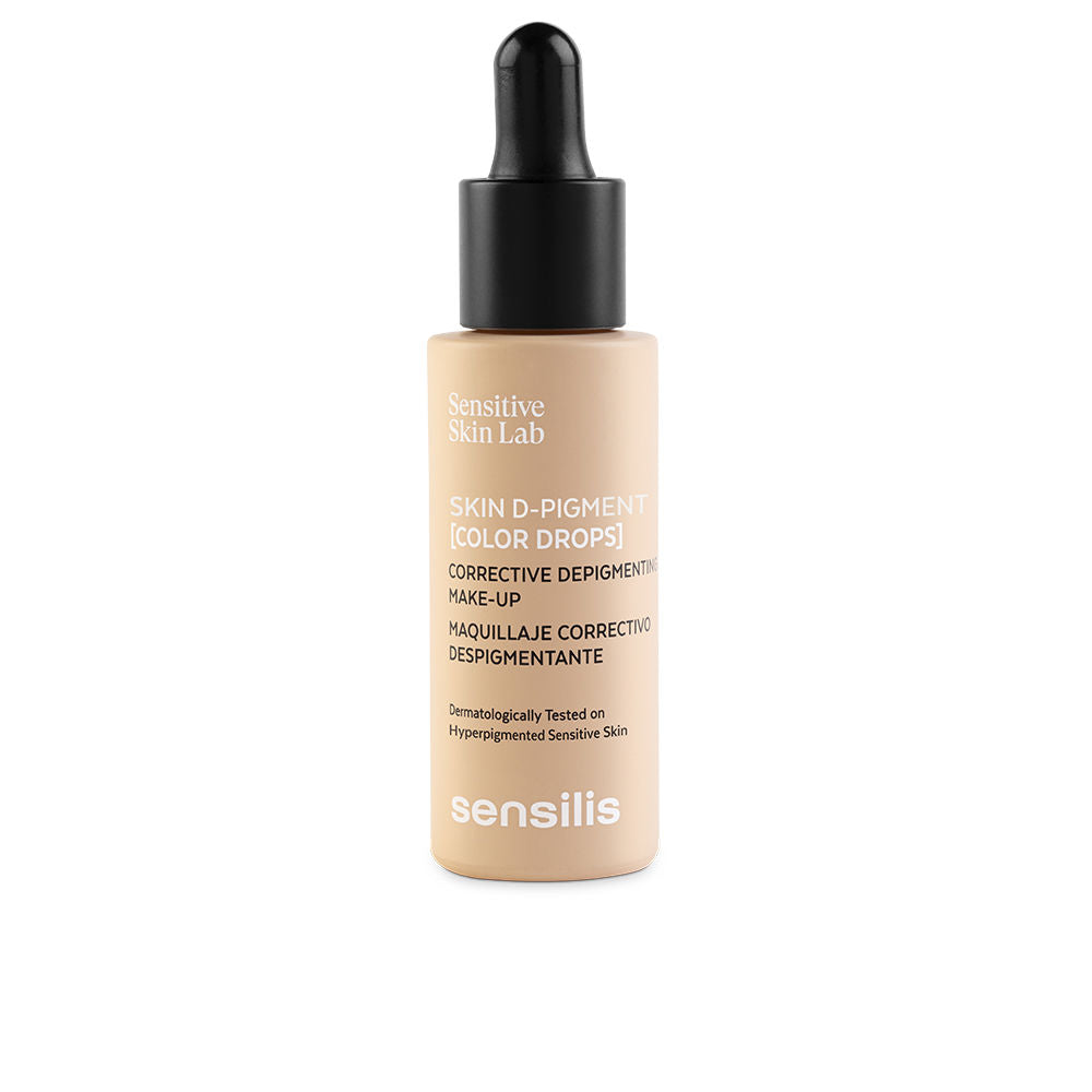 SENSILIS SKIN D-PIGMENT [COLOR DROPS] depigmenting corrective makeup #Peche rose 30 ml