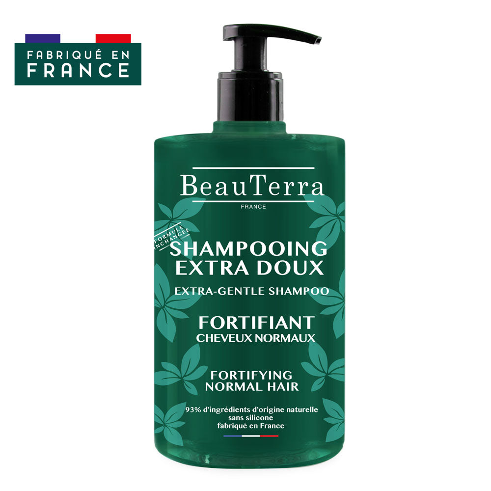 Shampooing fortifiant EXTRA-DOUX BEAUTERRA 750 ml