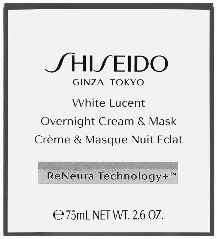 SHISEIDO White Lucent Crème & Masque Nuit 75 ml