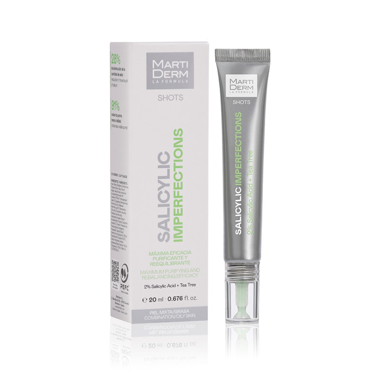 MARTIDERM SHOT SALICYLIC IMPERFECTIONS crème gel 20 ml