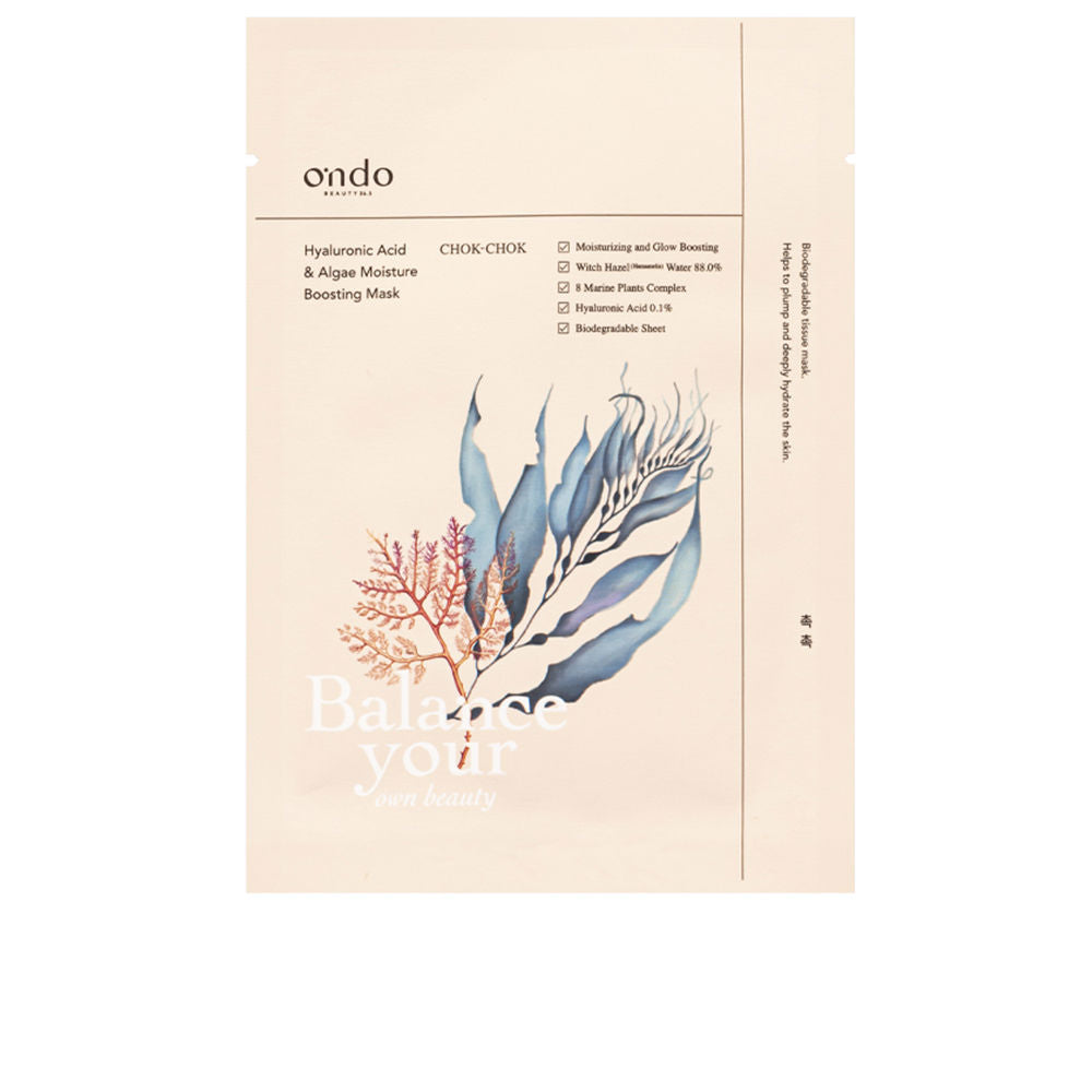 ONDO BEAUTY 36.5 HYALURONIC ACID &amp; ALGAE MOISTURE boosting mask 25 ml