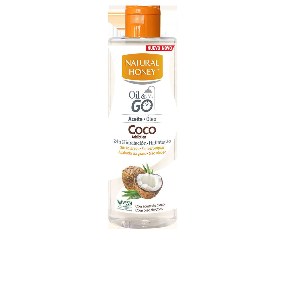 NATURAL HONEY COCO ADDICTION OIL &amp; GO body oil 250 ml