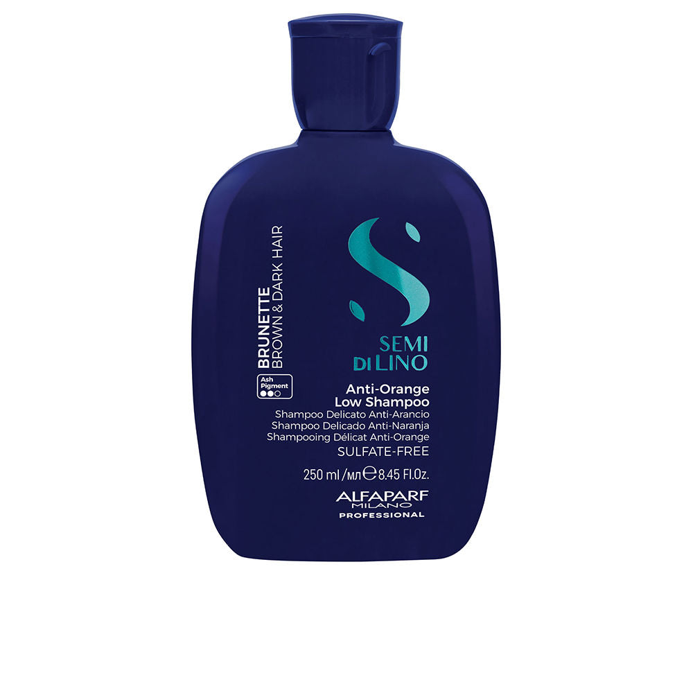 ALFAPARF MILANO SEMI DI LINO brunette brown & dark shampoo 250 ml