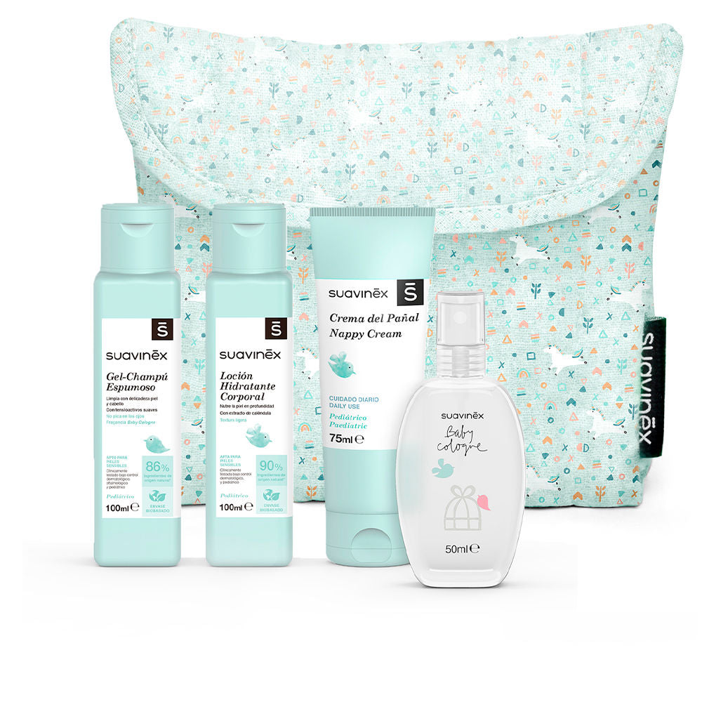 SUAVINEX NECESER TELA VIAJE #AZUL set 5 pz