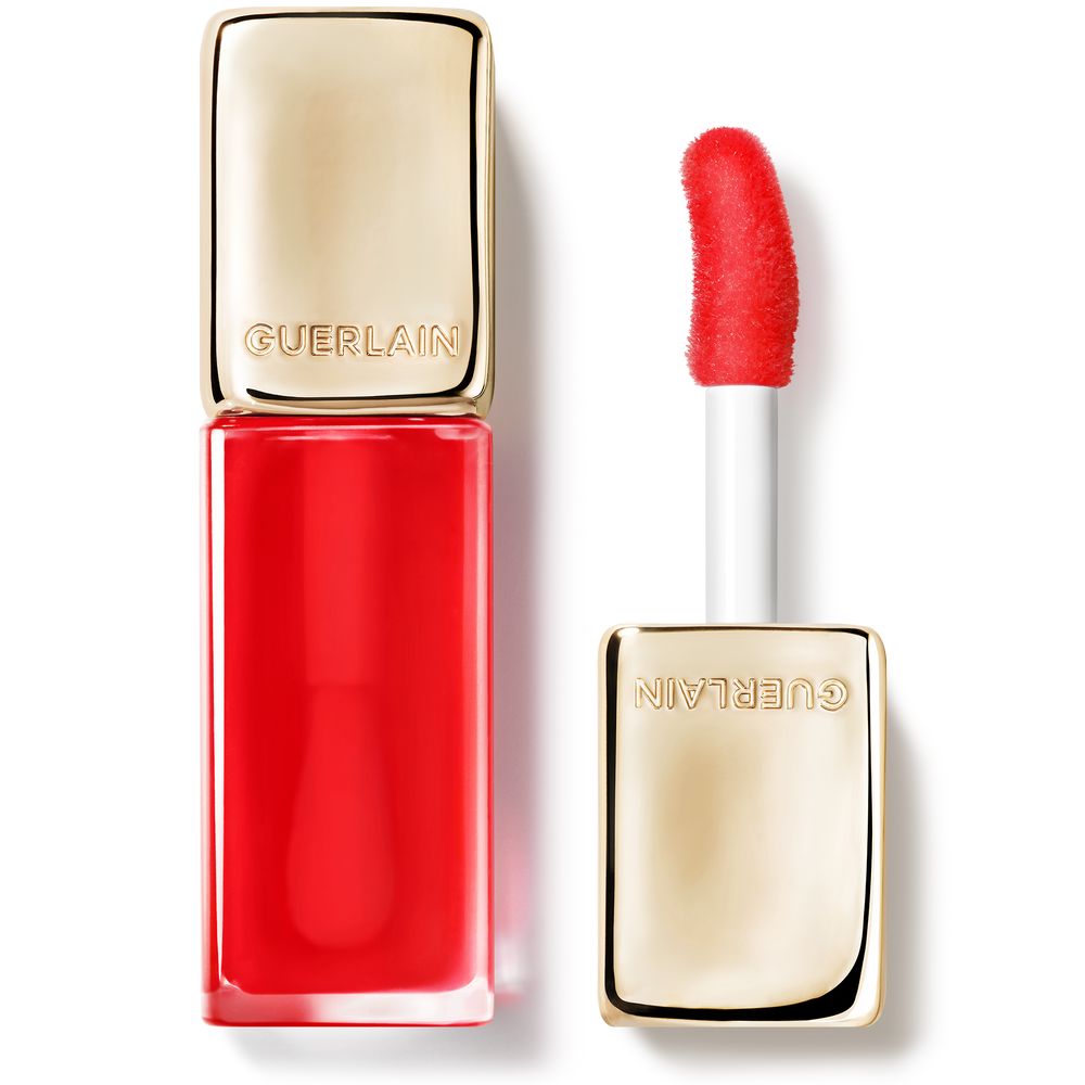 GUERLAIN KISSKISS BEE GLOW OIL tinted lip oil #775-Poppy 9.5 ml