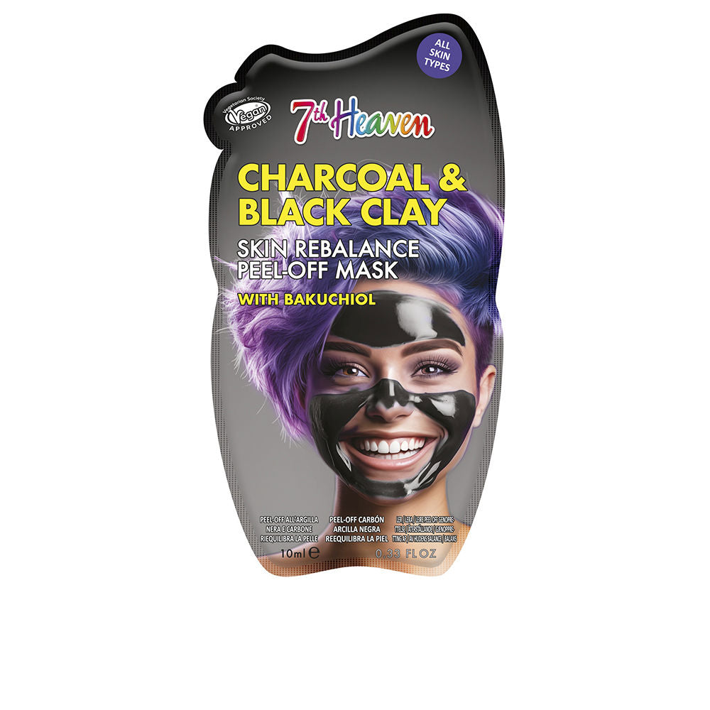 7TH HEAVEN PEEL-OFF CHARCOAL &amp; BLACK CLAY charcoal and black clay 10 ml