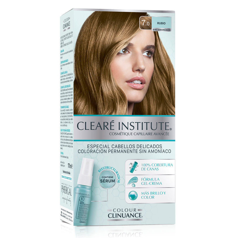 CLEARÉ INSTITUTE COLOUR CLINUANCE delicate hair #7.0-blonde 1 u