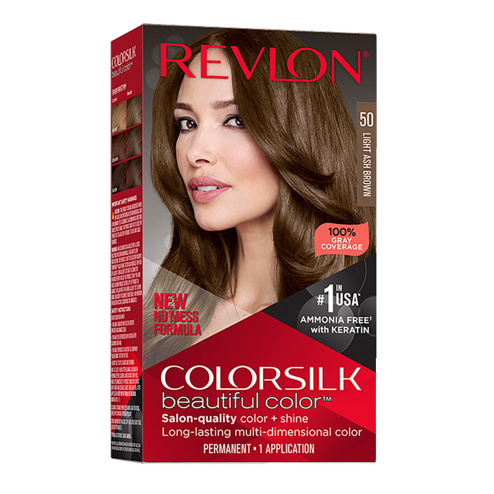 REVLON MASS MARKET COLORSILK tinta #50-castano chiaro cenere 1 pz