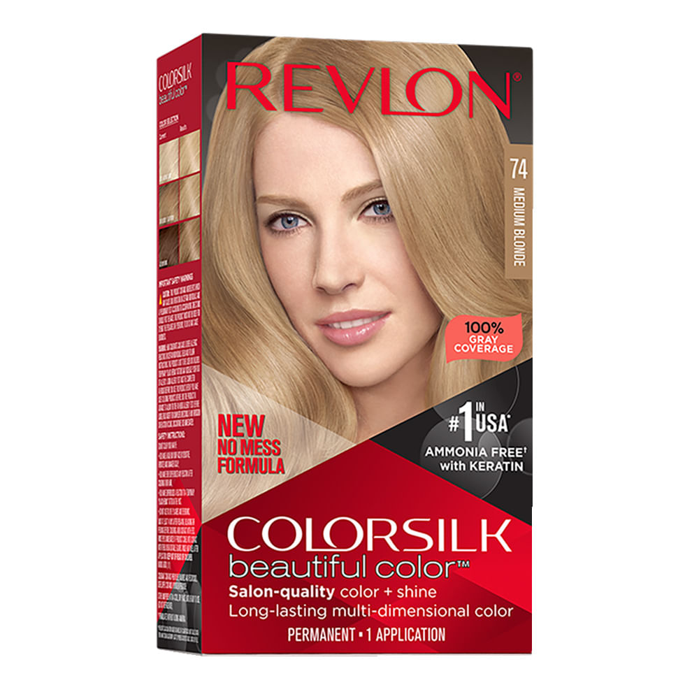 REVLON GRANDE CONSOMMATION COLORSILK teinte #74-blond moyen 1 u