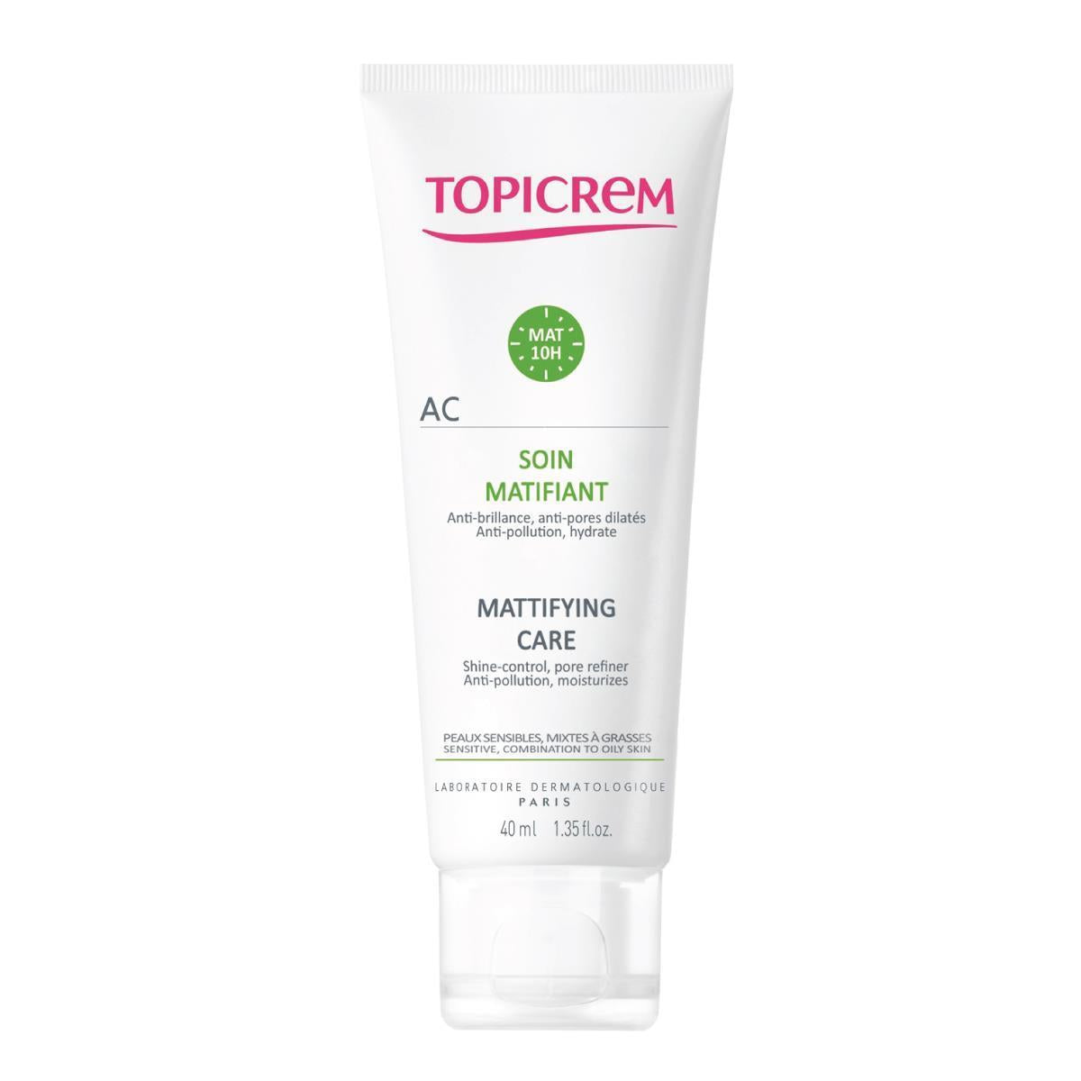 TOPICREM AC CONTROL mattifying care gel cream 40 ml