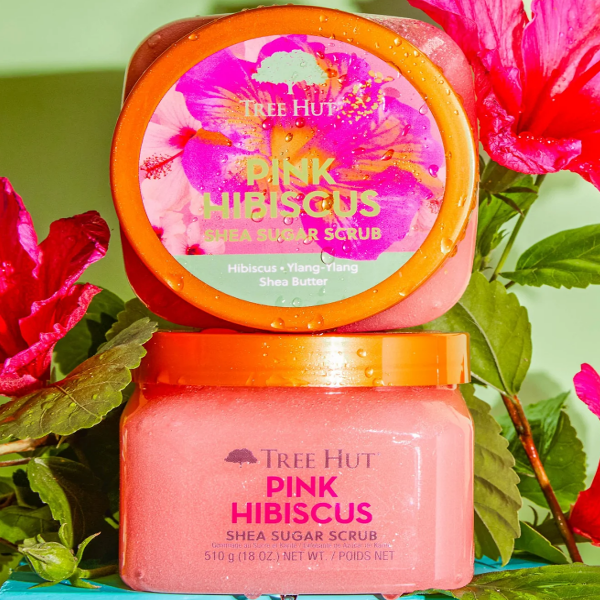 TREE HUT Gommage au sucre Hibiscus Rose 510 g