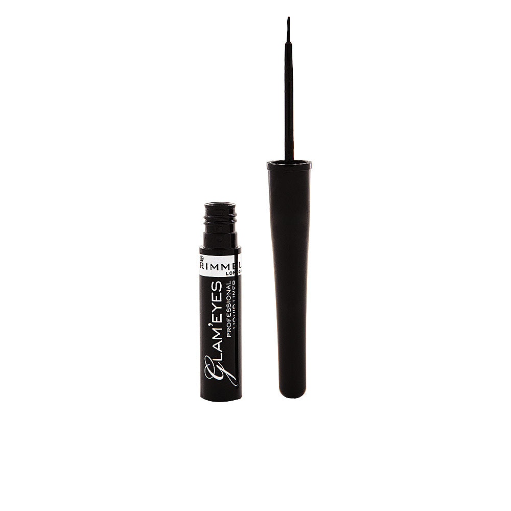 RIMMEL LONDON GLAM'EYES PROFESSIONAL liquid eye liner #001 -black