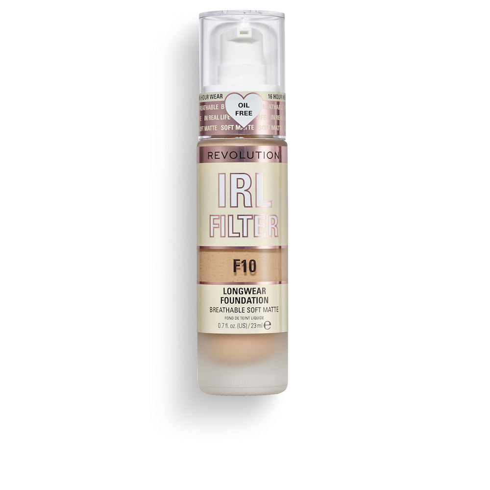 REVOLUTION MAKE UP IRL FILTER longwear foundation #F10 23ml