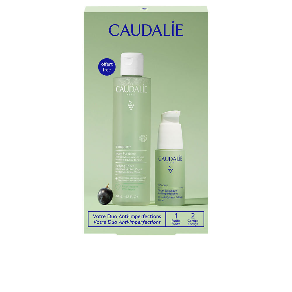 CAUDALIE VINOPURE DUO ANTI-BLEMISH CASE 2 pcs