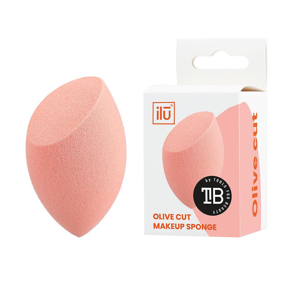 ILŪ OLIVE CUT sponge #Orange 1 u