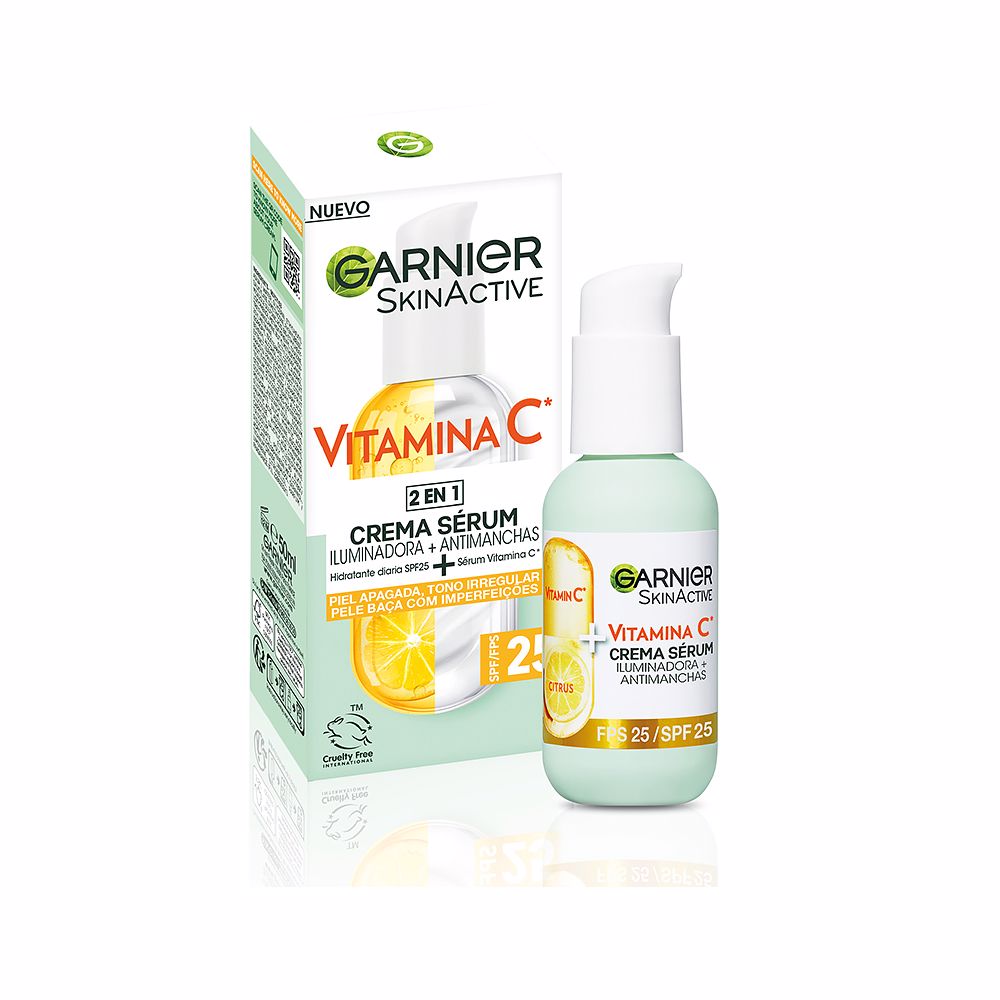 GARNIER VITAMIN C 2in1 illuminating + anti-spot serum cream SPF25 50 ml