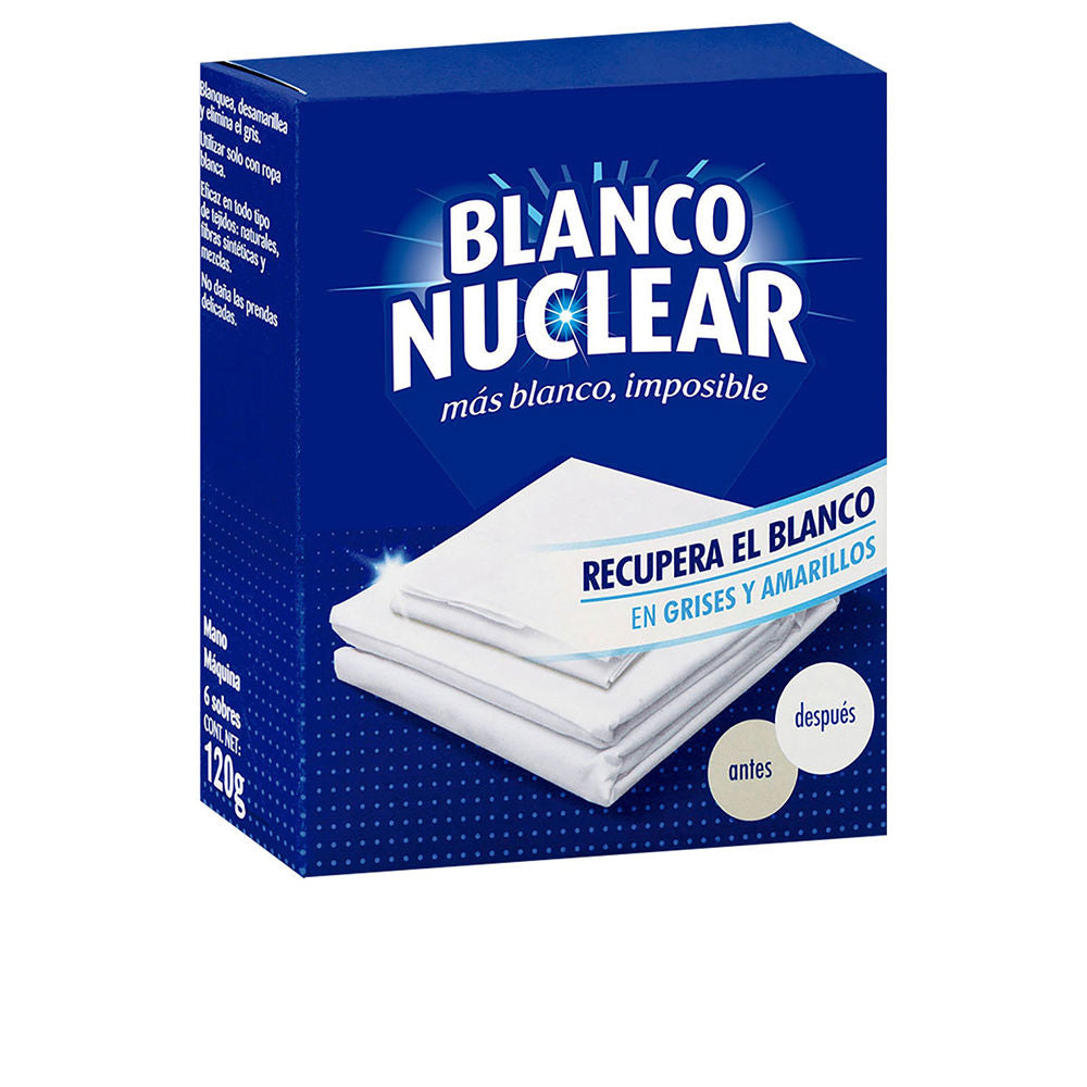 IBERIA BLANCO NUCLEAR white laundry detergent x 6 sachets