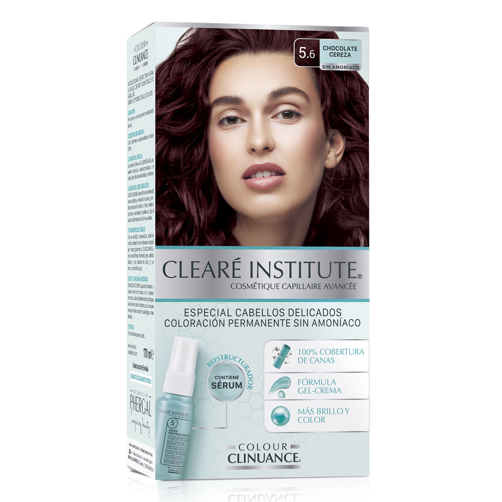 CLEARÉ INSTITUTE COLOUR CLINUANCE delicate hair #5.6-chocolate cherry 1 u