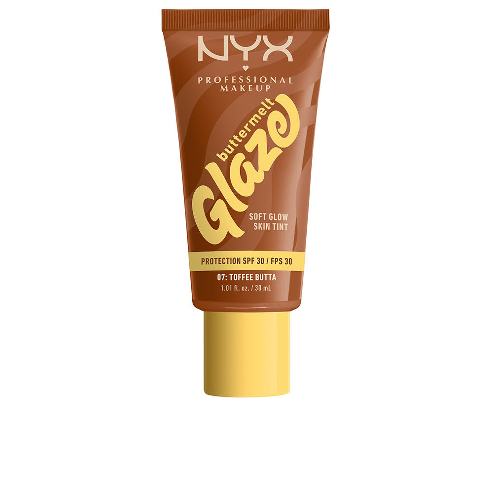 NYX PROFESSIONAL MAKE UP BUTTERMELT GLAZE sunscreen tint + SPF30 #07-Toffee Butta 30 ml