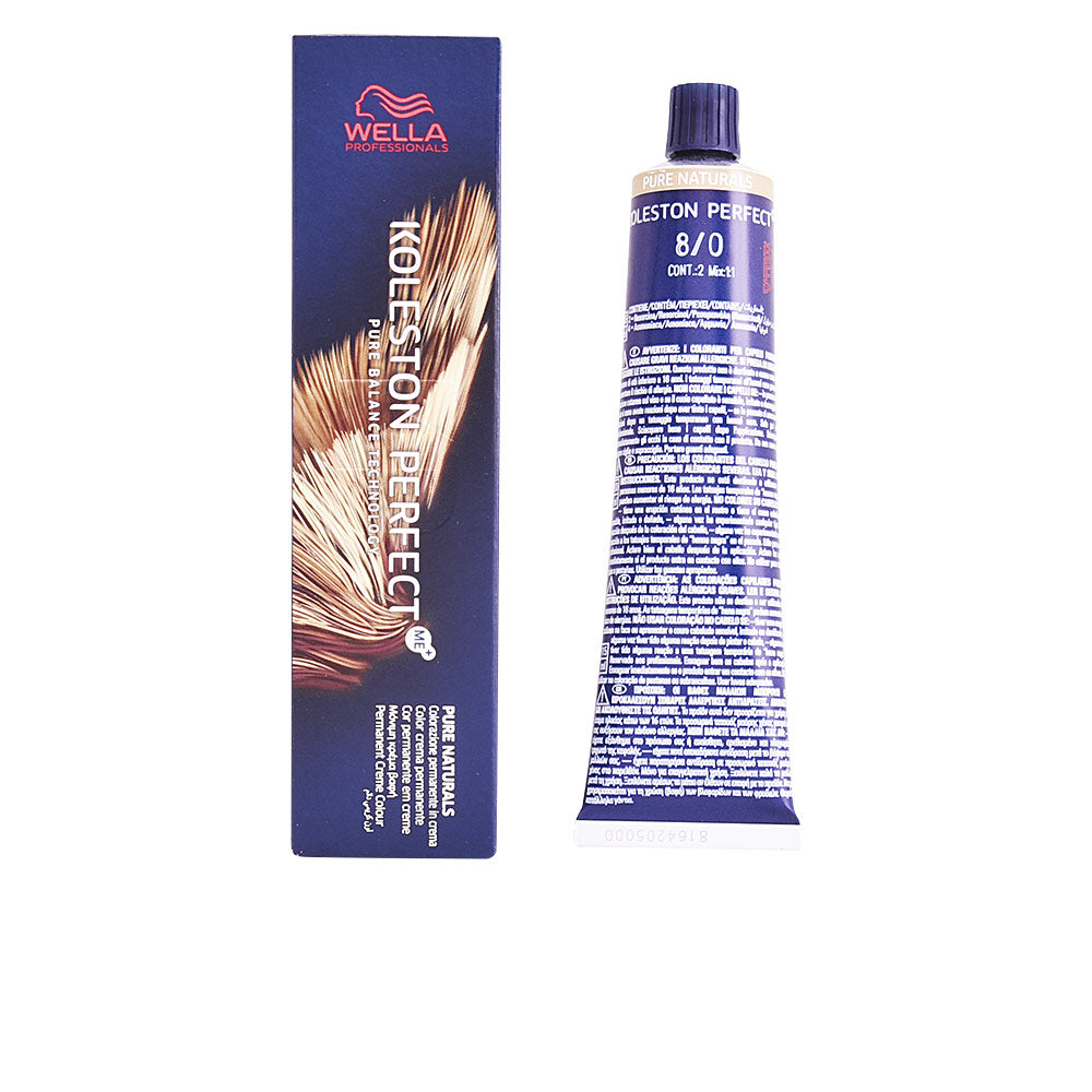 WELLA PROFESSIONALS KOLESTON PERFECT ME+ PURE NATURALS 8/0 60 ml