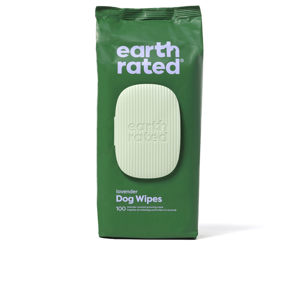 EARTH RATED PET WIPES bio #lavender 100 u