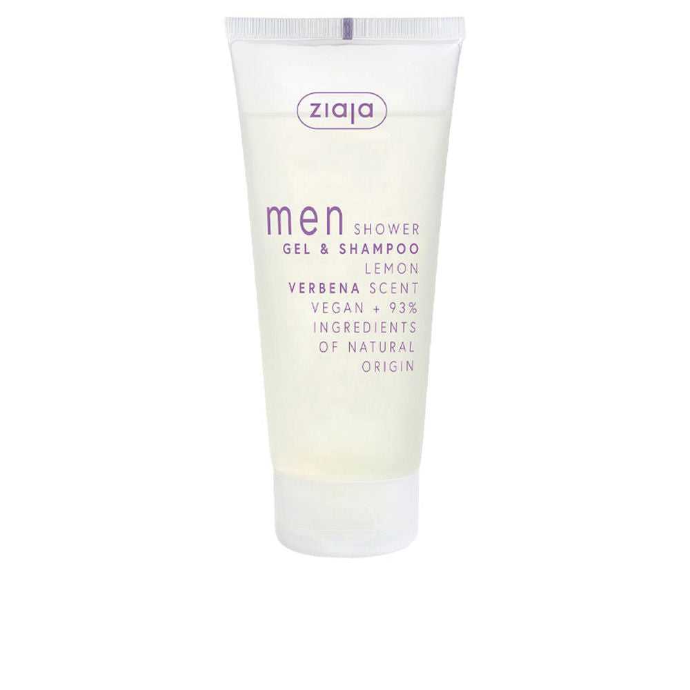 ZIAJA MEN shower gel and shampoo lemon verbena 200 ml