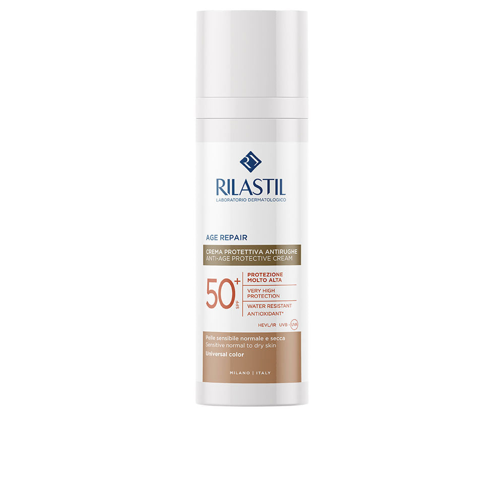 RILASTIL SUN SYSTEM AGE REPAIR COLOR fotoprotector antiedad con color SPF50+ 50 ml