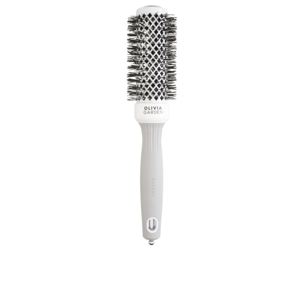 OLIVIA GARDEN EXPERT Blowout “SHINE” White&Grey #35 mm 1 u