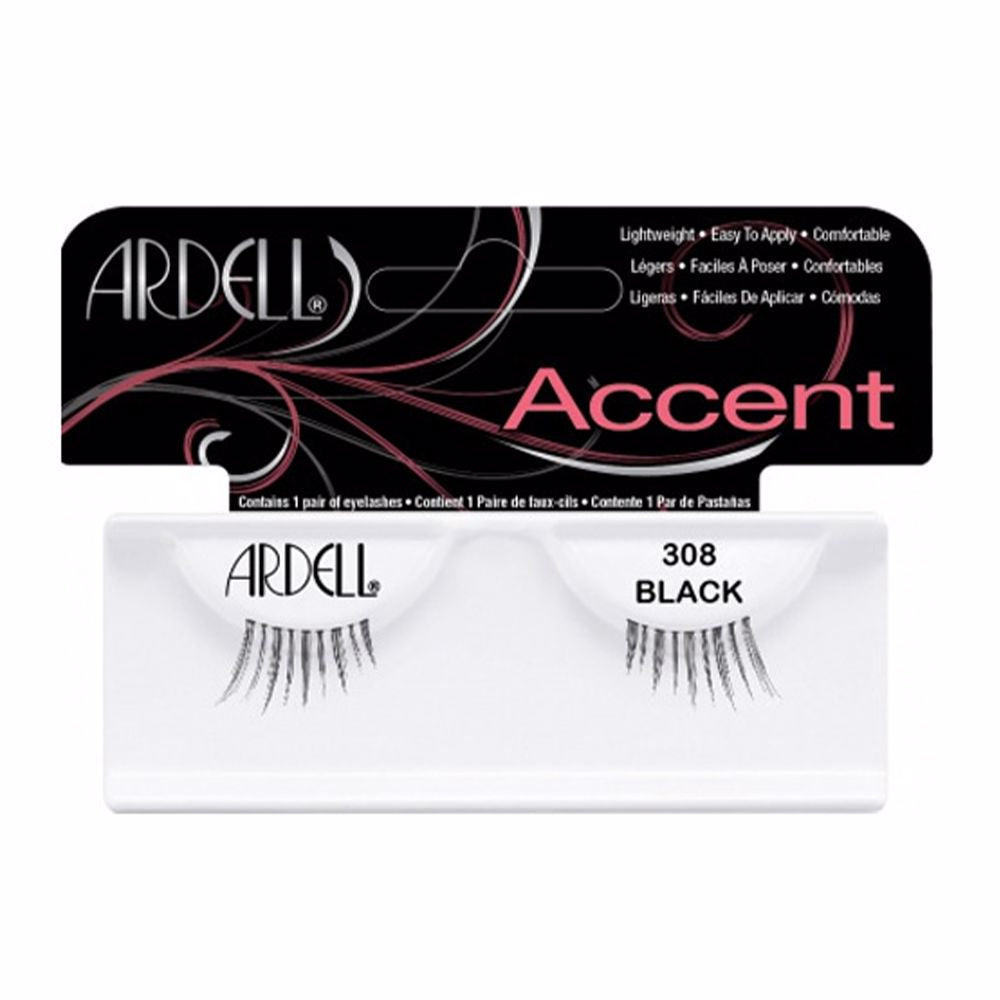 ARDELL ACCENT eyelashes #308-black 1 u