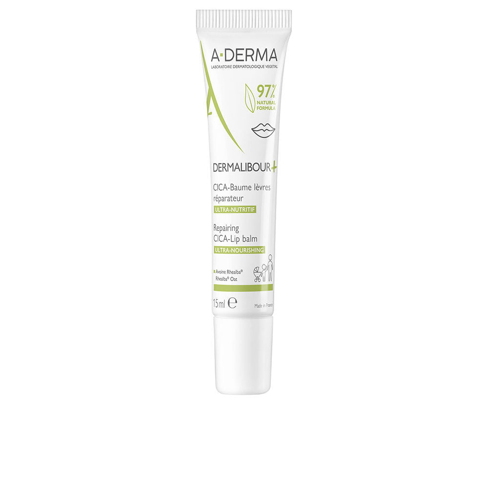 A-DERMA DERMALIBOUR+ CICA repairing lip balm 15 ml