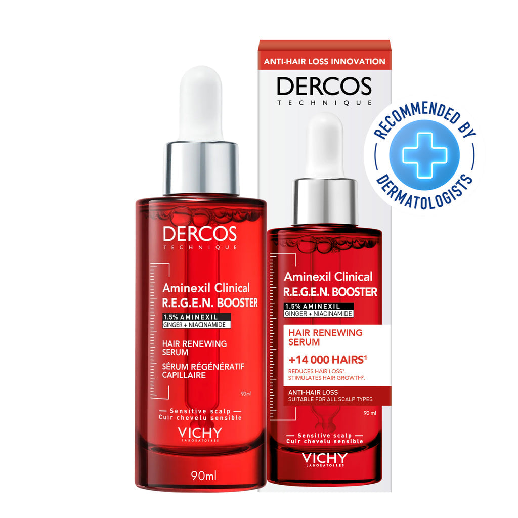VICHY DERCOS AMINEXIL CLINICAL REGEN booster sérum anti-chute et régénération capillaire 90 ml