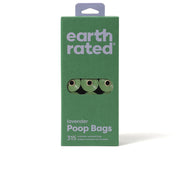 EARTH RATED ROLLOS BOLSA mascota recambio #lavanda 21 x 15 u