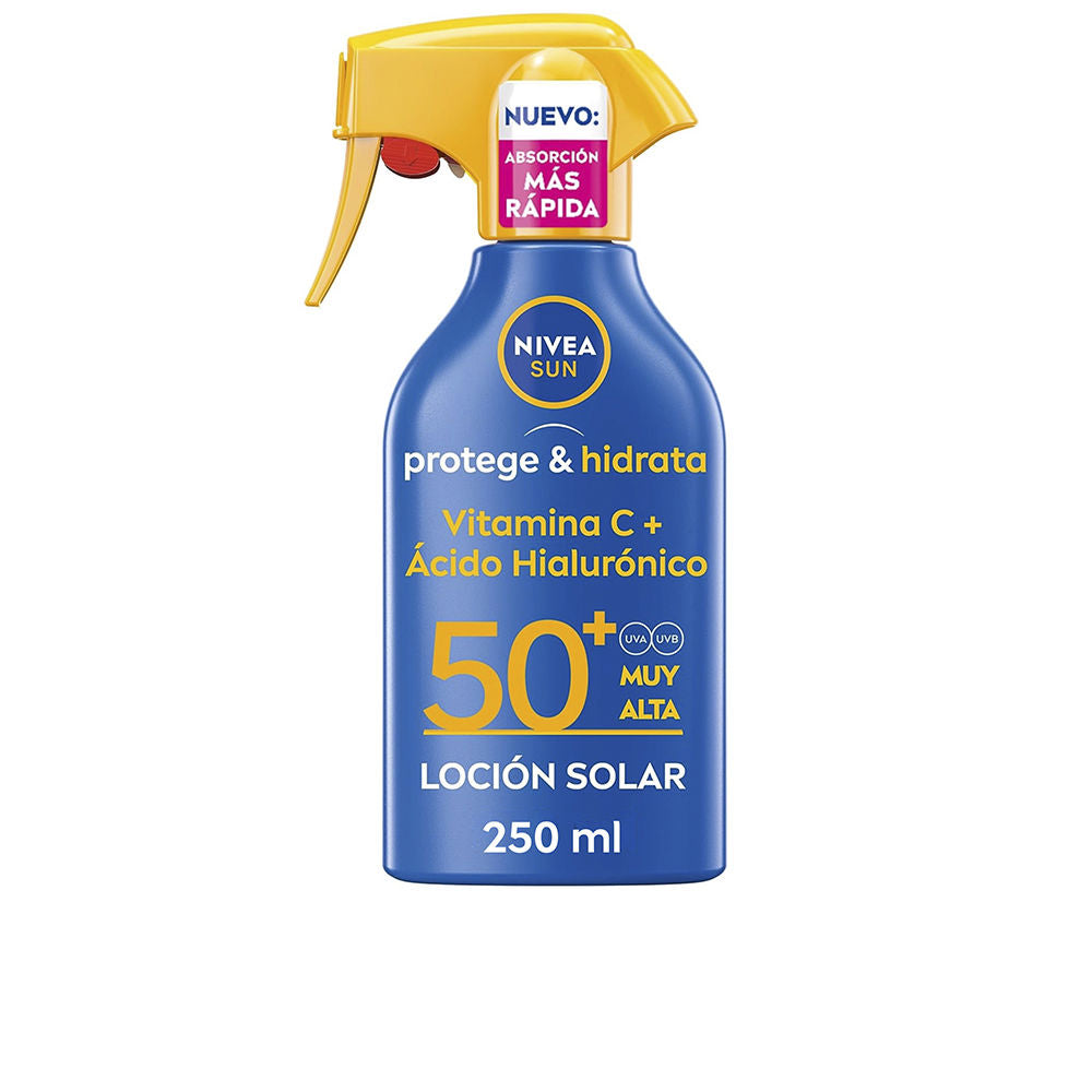 NIVEA SUN PROTECTS &amp; HYDRATES sun lotion spray SPF50+ 250 ml