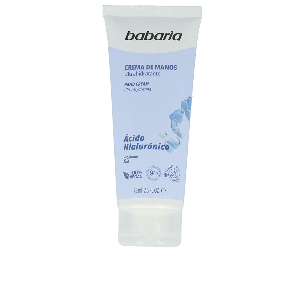 BABARIA HYALURONIC ACID ultra-hydrating hand cream 75 ml