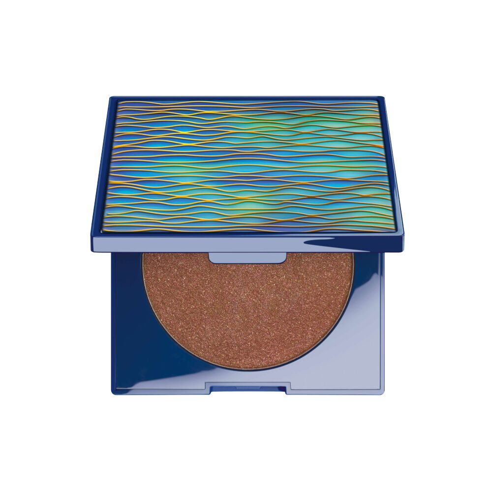 ARTDECO DIAMOND BEAUTY POWDER limited ocean wave design #bronze glow 7 ml
