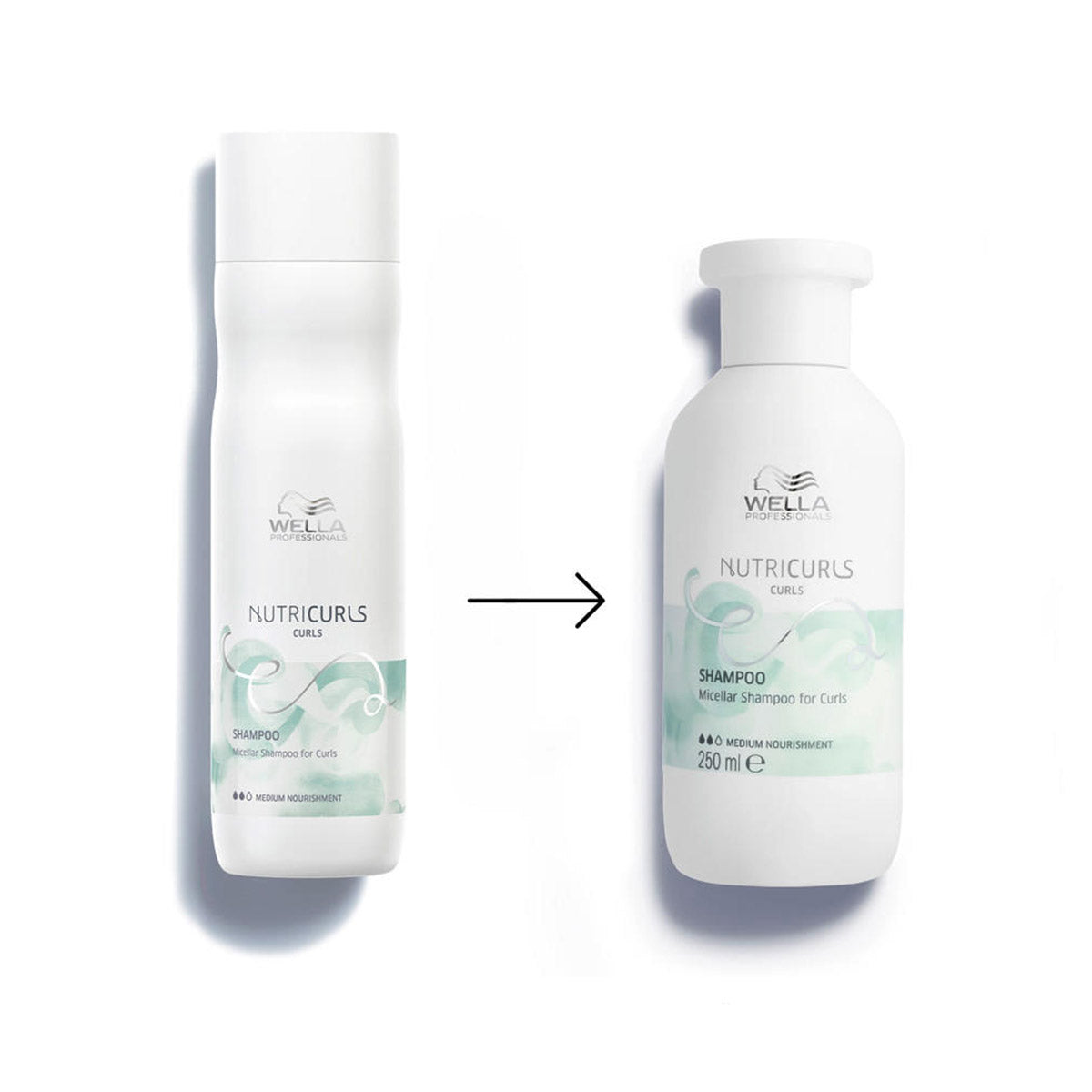 WELLA PROFESSIONALS NUTRICURLS Shampoo per capelli con ricci e onde 250 ml