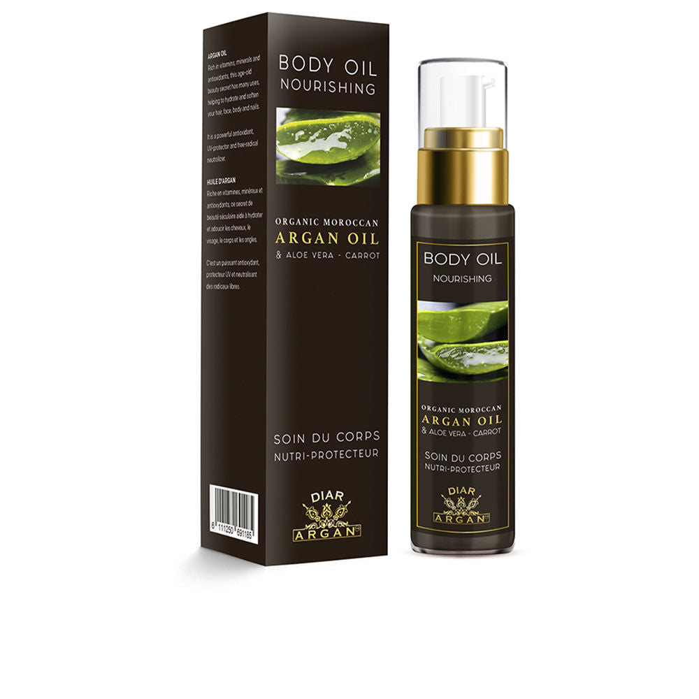 DIAR ARGAN NOURISHING BODY OIL argan with aloe vera and carrot 50 ml
