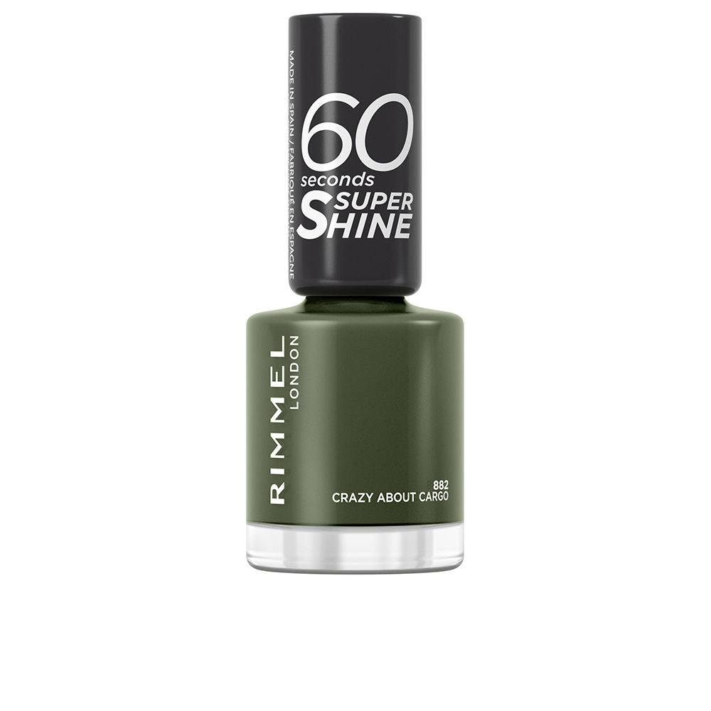 RIMMEL LONDON 60 SECONDS SUPER SHINE nail polish #882-crazy about cargo 8 ml