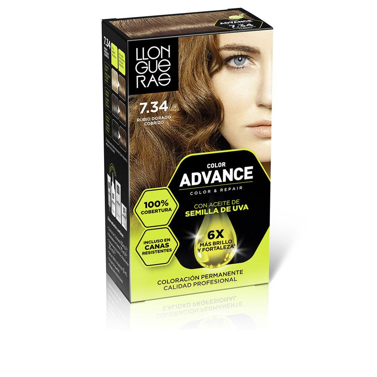 LLONGUERAS COLOR ADVANCE #7,34-biondo dorato ramato 1 pz