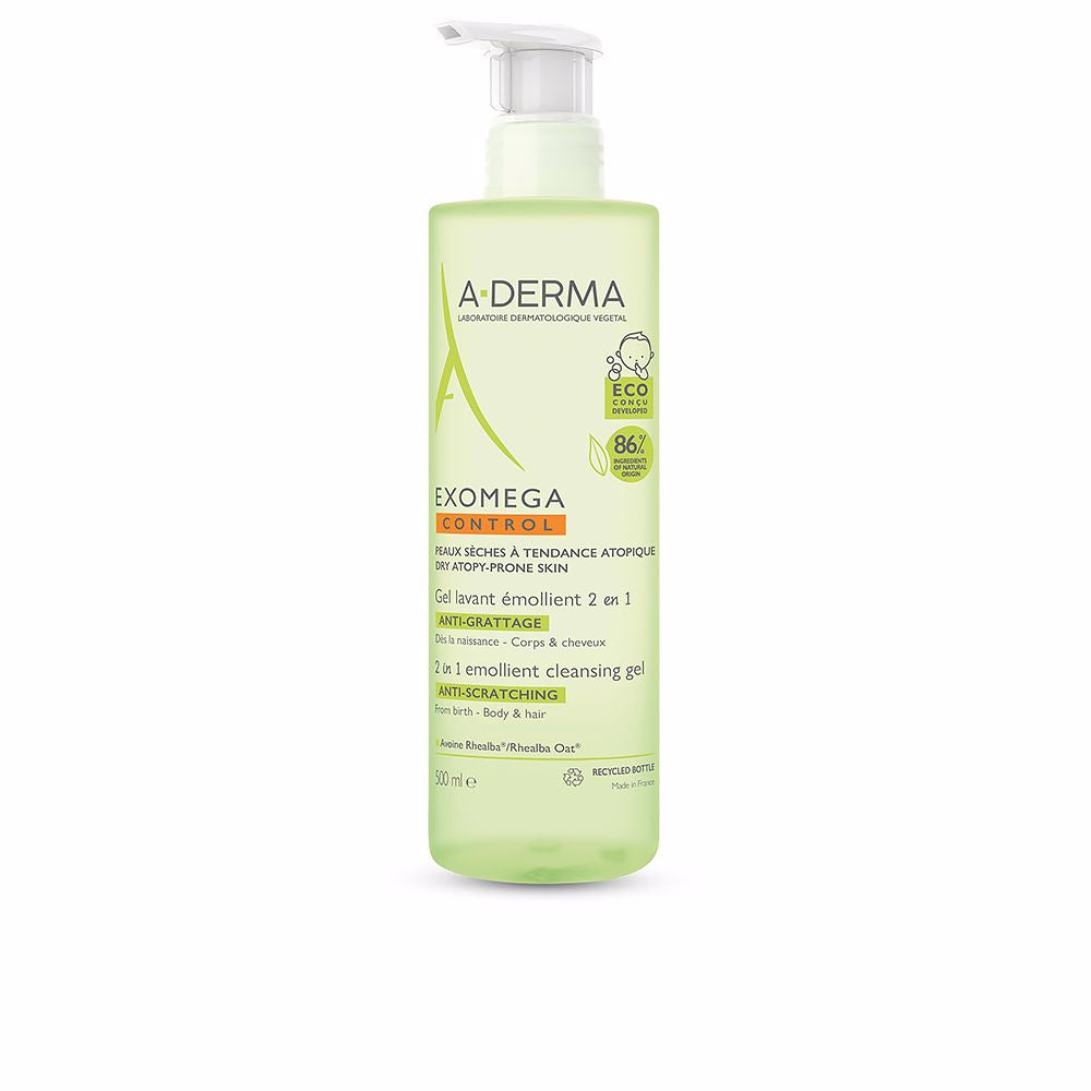 A-DERMA EXOMEGA CONTROL 2in1 emollient gel 500 ml