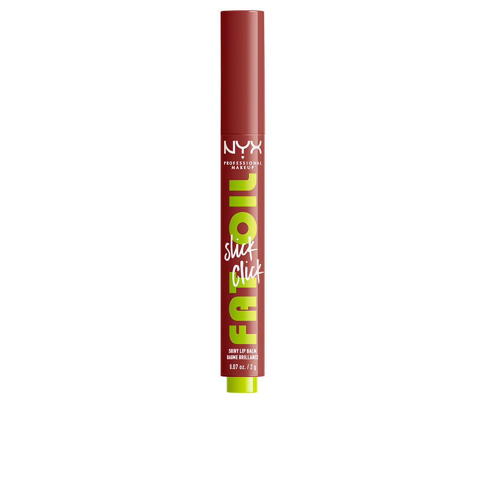 NYX PROFESSIONAL MAKE UP FAT OIL SLICK CLICK shiny lip balm #going viral 2 gr