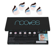 NOOVES GEL NAIL SHEETS flowing stream premium glam #Art Design 20 units