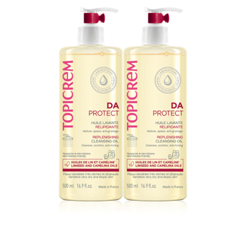 TOPICREM DA PROTECT LIPIDIZING CLEANSING OIL PACK 2 x 500 ml