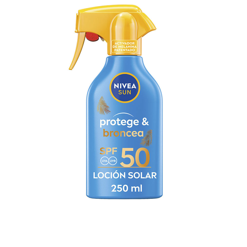 NIVEA SUN PROTECTS &amp; BRONZE sun lotion spray SPF50 250 ml