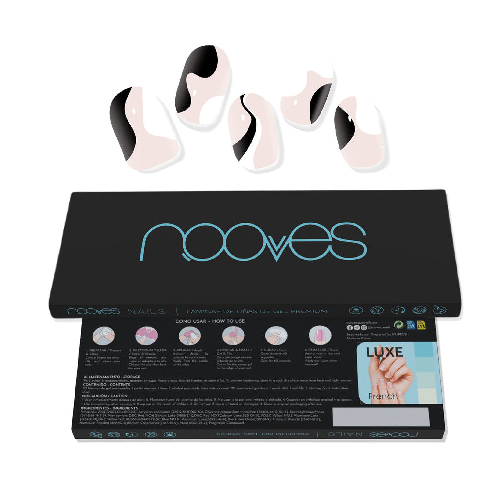 NOOVES #so twirl premium glam GEL NAIL SHEETS 20 u
