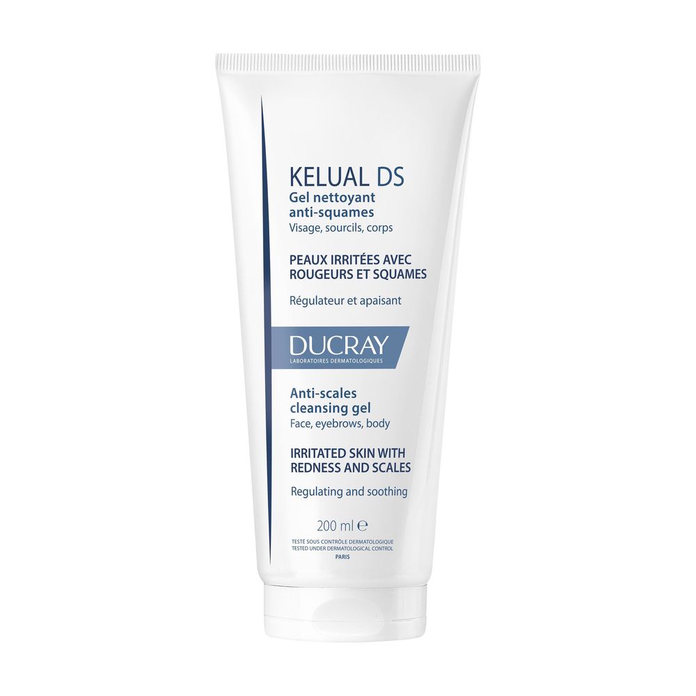 DUCRAY KELUAL DS facial cleansing gel for irritated skin 200 ml