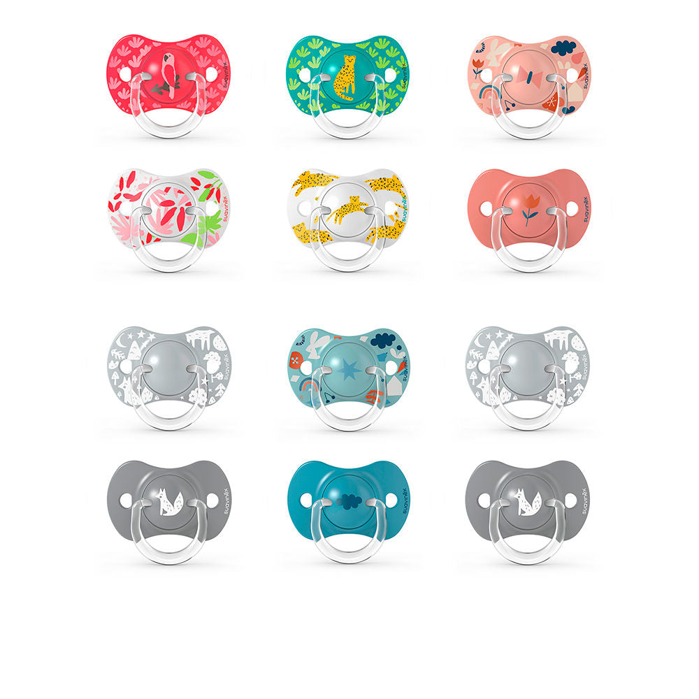 SUAVINEX Physiological Silicone Pacifier 6-18 m 2 Units